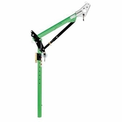 3M DBI-SALA Fall Protection 8518385 Advanced™ One-Piece Portable Fall Protection Davit Mast, 69-1/2 to 87-1/2 in H, 450 lb Load, 5000 lb