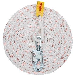 3M Protecta Fall Protection 7012822259 Rope Lifeline, 50 yd L 54 in W, 4 mil THK, White