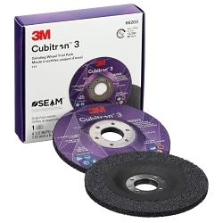 3M Xtractâ„¢ Cubitronâ„¢ II 7100317727 66203 Wheel, 4.5 in Dia 0.25 in THK, 0.875 in Center Hole, 36+ Grit, Precision Shaped Ceramic Abrasive