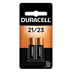 Duracell® MN21B2PK All-Purpose Battery, Zinc-Manganese Dioxide, 12 V DC, A23
