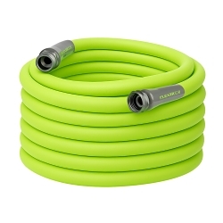 Flexzilla® HFZG575YW Garden Hose With 3/4 x 11-1/2 in Garden Hose Thread Fitting, Garden Hose Thread End Style, 75 ft L, 150 psi Working, Hybrid Polymer