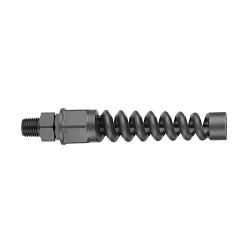 Flexzilla® RP900250 Reusable Hose to Pipe Connector, 1/4 in Nominal, Hose Barb x MNPT End Style, Aluminum