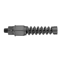 Flexzilla® RP900375S Swivel Reusable Hose to Pipe Connector, 1/4 x 3/8 in Nominal, Hose Barb x MNPT End Style, Aluminum