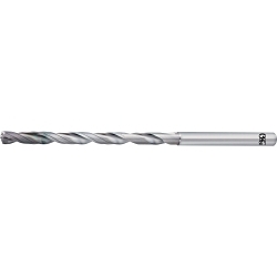 A Brand® 653012512 A Brand® ADO 6530 Double Margin High Performance Taper Length Drill With Through Coolant, 1/8 in Drill - Fraction, 0.1252 in Drill - Decimal Inch, 100 mm OAL, Carbide, EgiAs
