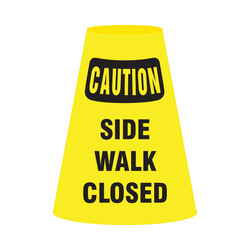 Accuform® FBC912E Traffic Cone Cuff Sleeve, For Use With Standard 18 in and 28 in High Traffic Cones