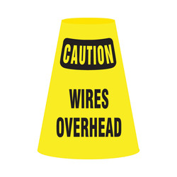 Accuform® FBC914E Traffic Cone Cuff Sleeve, For Use With Standard 18 in and 28 in High Traffic Cones