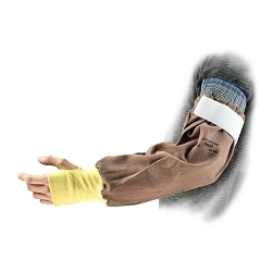 ActivArmr® 952436 Medium Duty Sleeve, One Size, 7 in L, Cotton/Kevlar, Brown
