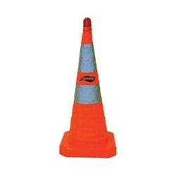 Aervoe® 1191 Collapsible Safety Cone, 28 in H, Orange Cone