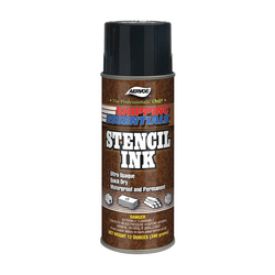 Aervoe® 2806 Stencil Ink, 16 oz Aerosol Can, Black, 0.78