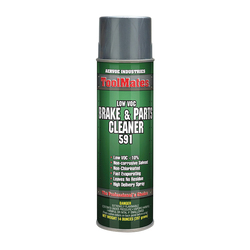 Aervoe® 591 Low VOC Brake and Parts Cleaner, 20 oz Aerosol Can, Clear Glass, Ketone
