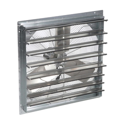 Airmaster® 23008 EPRSM Direct Drive Low Pressure Shutter Fan, 30 in Dia Blade, 115 V AC, 4970 cfm, 3 Speeds, Domestic