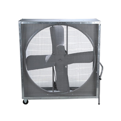 Airmaster® 39160 Portable Belt Drive Non-Oscillating Mancooler Cabinet Fan, 48 in Dia Blade, 17770 cfm Flow Rate, 115 V AC, 11.9 A, Domestic