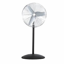 Airmaster® 71568 Direct Drive Oscillating Pedestal Fan, 30 in, 7794/5943/5143 cfm Flow Rate, 115 V AC, 3.5 A, Import