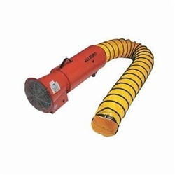 Allegro® 9514-25 Axial Blower With Canister and 25 ft Ducting, 120 V AC, 8 in Dia Duct, 1275 cfm Max Flow in Free Air, Specifications Met: CSA STD C22.2 No 113, CEESI Certified, UL Listed