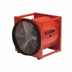 Allegro® 9516 High Output Axial Blower, 115/230 V AC, 16 in Dia Duct, 5500 cfm Max Flow in Free Air, Specifications Met: ASTM 227, 29 CFR1910.146, UL Listed, CSA Certified