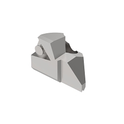 Allied Machine & Engineering 201019 Chamfering Insert Holder, Triangle Tool Holder, 20 deg Lead Angle