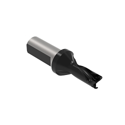 Allied Machine & Engineering 4TEX™ D2040562I-075F 4 Series Indexable Drill Holder With (2) Twisted Coolant Holes, Flanged Shank, 1.063 in Head Connection, 1.124 in D Drill