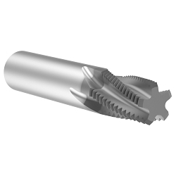 Allied Machine & Engineering AccuThread™ 856® HDTMNK1000-NPT Helical Flute Heavy Duty Thread Mill, 1-11-1/2 NPT Thread, 4 in OAL, 5 Flutes, 3/4 in Dia Shank