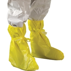 AlphaTec® YE30-T-92-406-00 Overboots, 8 to 12 Fits Shoe, Yellow, Resists: Chemical