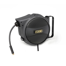 ZECA AM80/8 4AU ZNA, Hose Reel, 32ft, d. 5/16”, gray 4AU hose, 220psi, ¼” M NPT outlet