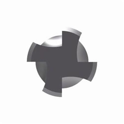 Allied Machine & Engineering Threadmill USA TM08656 Straight Flute Thread Mill, #2-56 UN Thread, 2 in OAL, 3 Flutes, 1/8 in Dia Shank