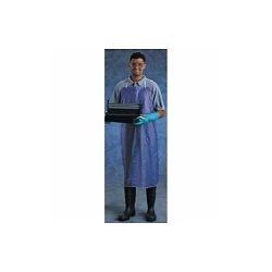 Ansell 105173 Apron, Vinyl PVC, 44 in L, Tie Closure, Resists: Chemicals/Fats/Oils/Greases/Punctures/Abrasions