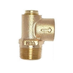 Apollo™ 16LF203E7 16LF-200 General Purpose Pressure Relief Valve, 3/4 x 1/2 in Nominal, MNPT x FNPT End Style, Cast Bronze Body, Domestic