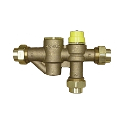 Apollo™ 34ELF103S 34ELF Emergency Eyewash Mixing Valve, 1/2 in Solder Inlet, Bronze