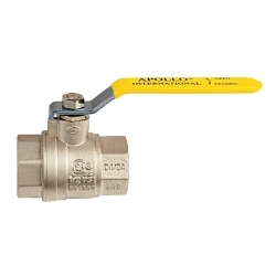 Apollo™ 94A10301 94A 2-Piece Ball Valve, 1/2 in Nominal, FNPT End Style, Full Port, PTFE Softgoods