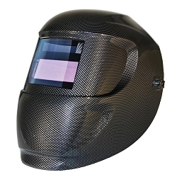 ArcOne® 1000F-0110 Lightweight Welding Helmet, 4/9 to 13 Lens Shade, Carbon Fiber, 6 sq-in Viewing Area, Power Source: Solar