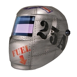 ArcOne® 1000F-0166 Carrera, Gray/Black/Red Lens Shade, ANSI 787/CSAZ94.3