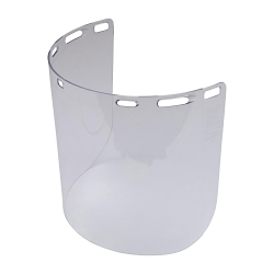 ArcOne® 168CL-PC Replacement Visor Face Shield, Clear, Polycarbonate, 16 in H x 8 in W x 0.06 in THK Visor, For Use With Browguards