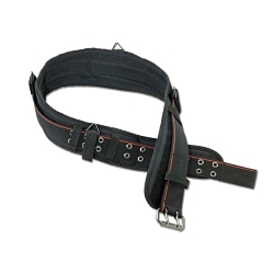 ArsenalĀ® 13659 5555 Padded Base Layer Work Belt, 2XL, 42 to 49 in Waist, 49 in L, 1680D Ballistic Nylon/Nickel, Black