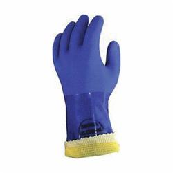 Atlas® by Showa Best KV660L-09 Cut Resistant Gloves, L, PVC Coating, PVC, Gauntlet Cuff, Resists: Chemical and Cut, ANSI Cut-Resistance Level: 3