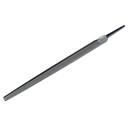 Williams® ERGO™ BAH11701032 3-Square Uncoated File, 250 mm L, Double/Smooth Cut