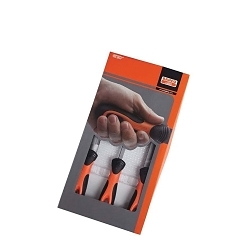 Bahco® ERGO™ BAH1-4730622 Engineering File Set, 3 Pieces, 150 mm L of Cut, Double Cut