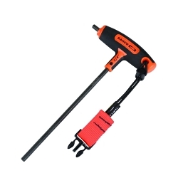 Bahco® Tools at Height™ BAH900T141TH Hex Driver, 9/64 in Tip, 4-1/8 in L Arm, T-Handle Handle