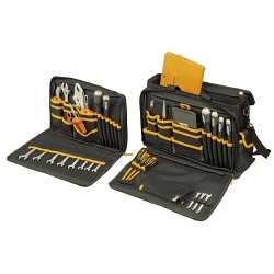 Bahco® BAHFB418 Laptop and Tool Bag With Hard Bottom, 600 Denier Polyester