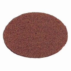 Norton® High Strength 66261005073 Non-Woven Abrasive Disc, 6 in Dia, 100/150 Grit, Medium Grade, Aluminum Oxide Abrasive