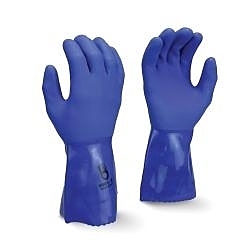 Bellingham® by Radians® BIG JOBS® 6601XL Chemical-Resistant Gloves, XL, Nitrile/PVC, 12 in L, Resists: Chemical and Oil, Gauntlet Cuff