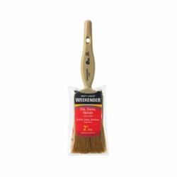 Bestt Liebco® 501605300 Weekender® Trim/Wall Brush, 2-1/4 in OAL, 2 in, Plastic Handle, Oil Based Paints, Stains, Varnishes
