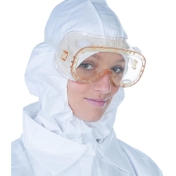 BioClean™ BVGS Disposable Single-Use Goggles, Polycarbonate, Silicone Strap, ANSI/ISEA Z87.1-2010/EN 166:2001