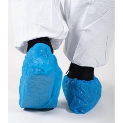 BioClean™ S-CPE-16 S-CPE-16 Sterile Overshoe, 16 in Fits Shoe, Elastic Opening Closure