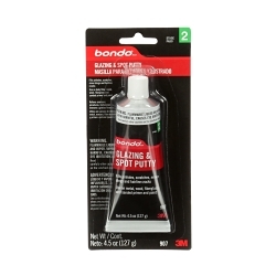 Bondo™ 7010328117 907 Glazing and Spot Putty, 4.5 oz, Red
