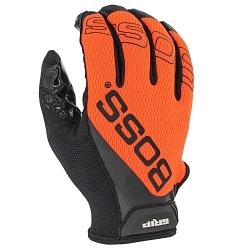 Boss® 120-MG1240T/XL 120-MG1240T High Performance Gloves, XL, Microfiber Palm, Grey, Slip-On Cuff, Silicone Coating, Spandex Lining