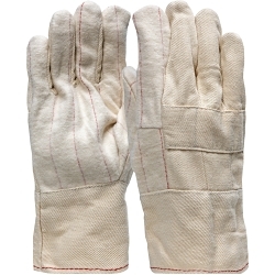 Boss® 1JC3016W 2-Ply Hot Mill Gloves, L, Natural, Band Top Cuff, Resists: Sparks