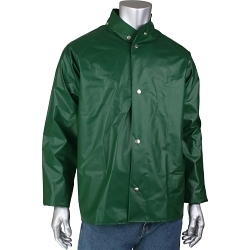 Boss® 201-500-G/3X 201-500 Jacket, 3X, Green, TPU/Nylon, Resists: Fat/Oil/Grease