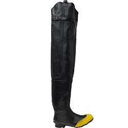 Boss® 2HS623107 Hip Boot, SZ 7, Steel Toe, PVC Upper, PVC Outsole