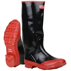 Boss® 2KP522105 Over-The-Sock Knee Boot, SZ 5, Steel Toe, Rubber Upper, Rubber Outsole