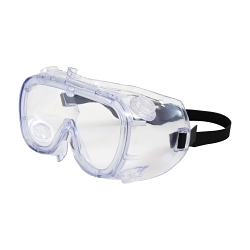 Bouton® 248-5190-400B Softsides™ 551 Protective Goggles, Anti-Fog/Anti-Scratch Polycarbonate Lens, Elastic Strap, ANSI Z87.1